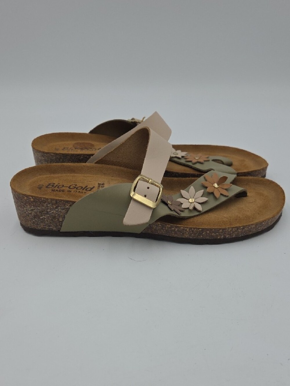 A. Giannetti women's floral slip-on sandals - Picture 2 of 3